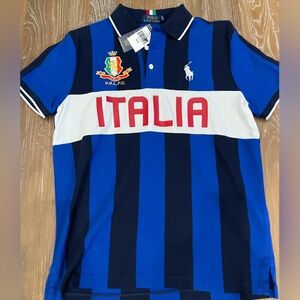 Polo Ralph Lauren Polo Shirt Italia Sz M NWT